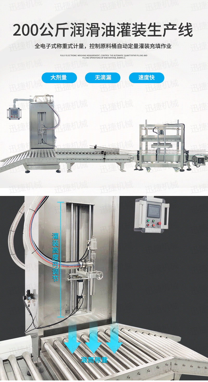 單頭潤滑油灌裝生產線